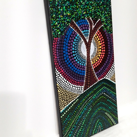 π¨ Mandala Tree Dot Painting - Picture 4 of 4